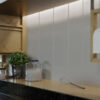 Lambris PVC 250mm installé dans cuisine