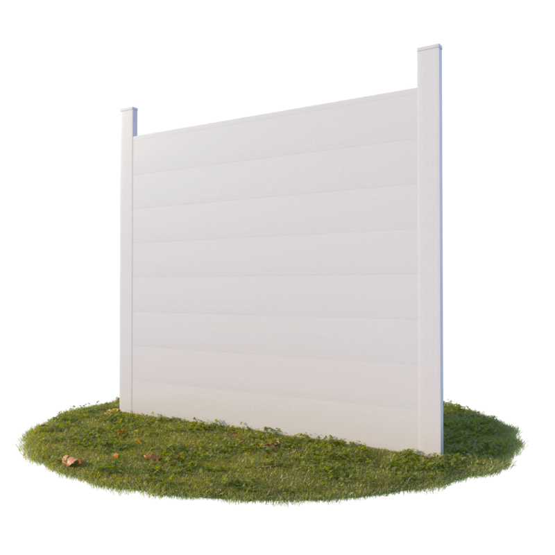 Kit Clôture SLIM 180 cm x 187 cm 5 Kit de clôture SLIM de 180 cm avec 8 soubassements
