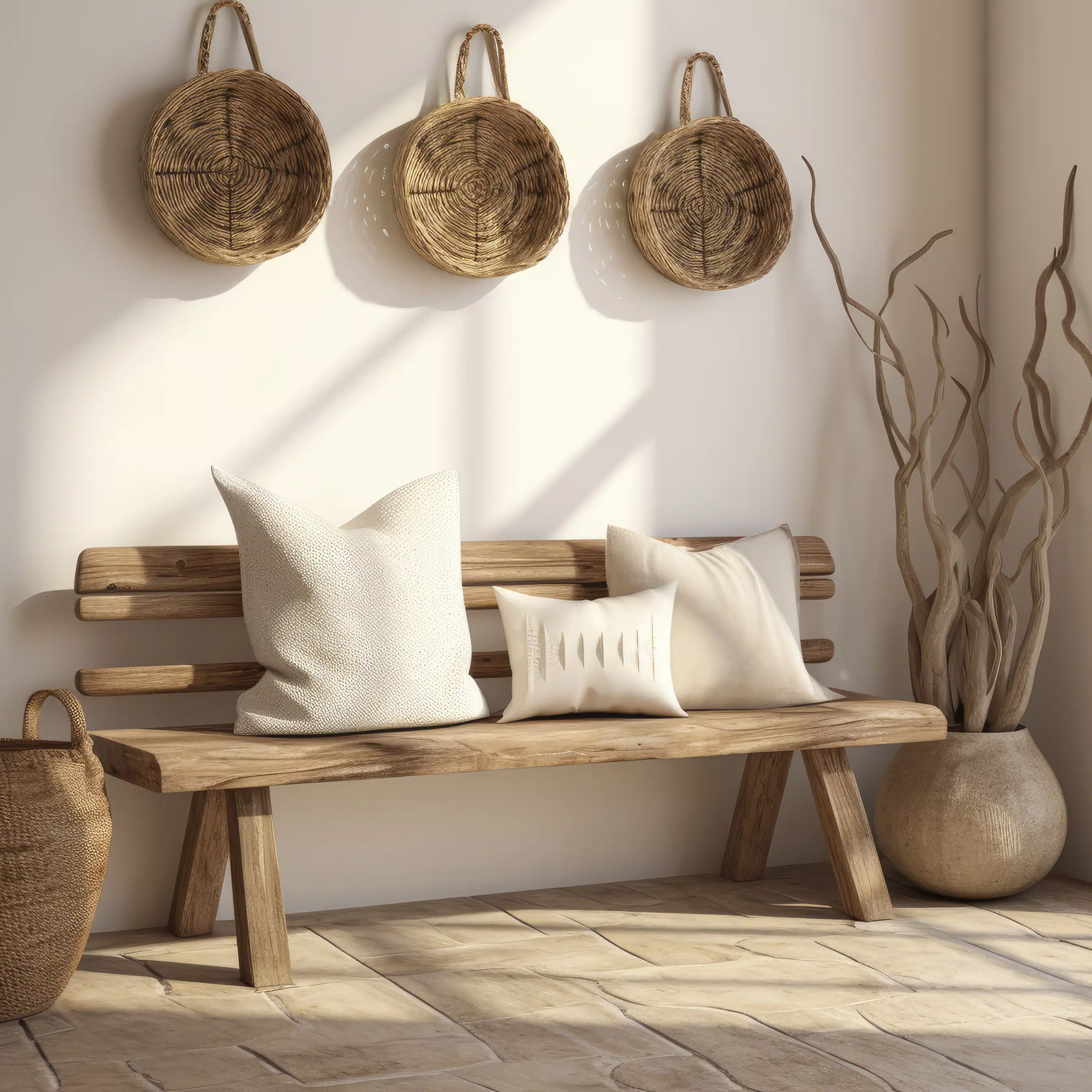 Le hygge : un mode de vie où règne l’art du slow living 2 Style Hygge - Entrée d'une maison sobre et chaleureuse