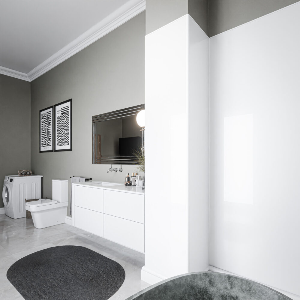 Angle Extérieur 10 mm Panneau Douche PVC - L. 2,40 m – Image 3