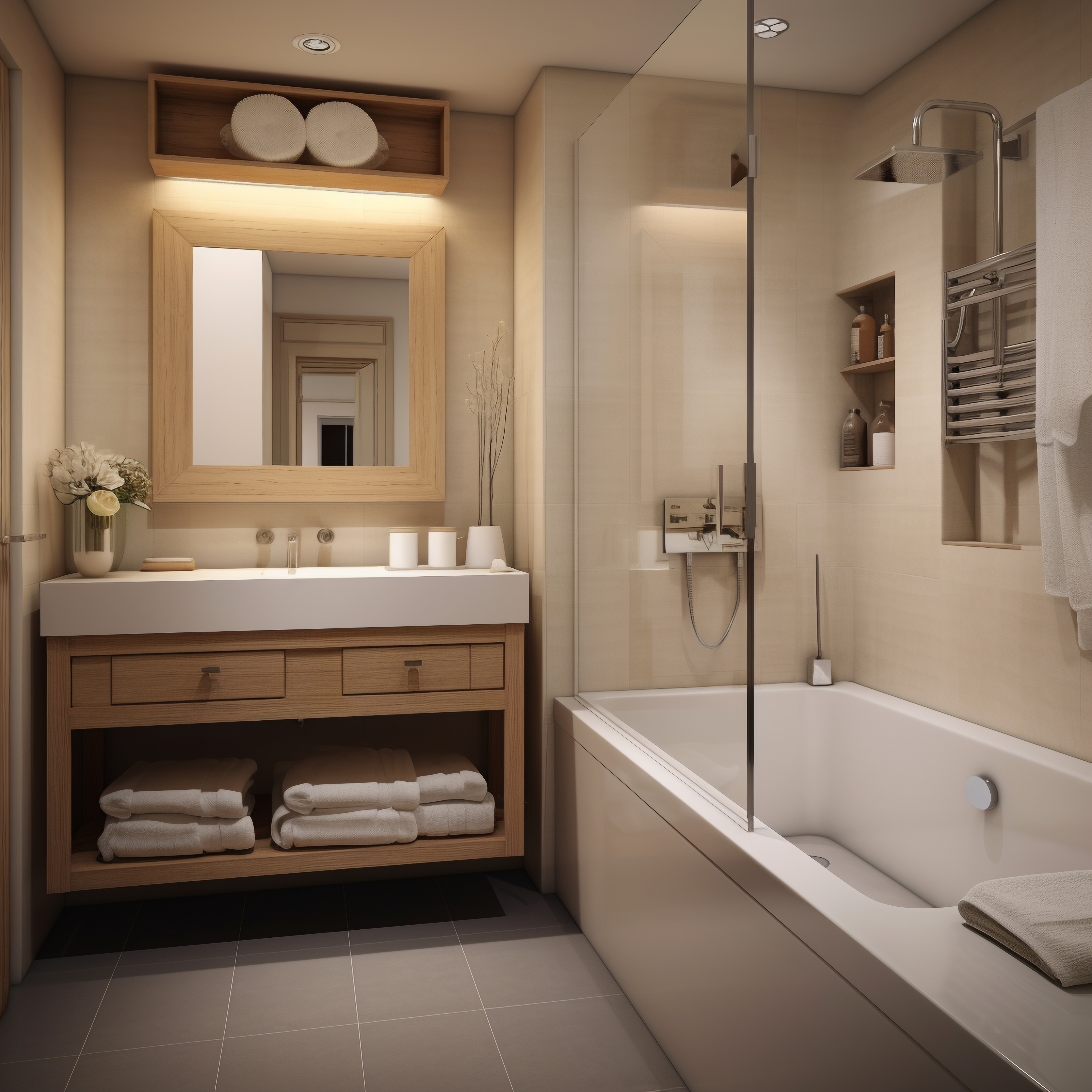 Comment recouvrir un carrelage de salle de bain : 5 solutions simples et tendances 9 petite salle de bain au style et decoration modernes