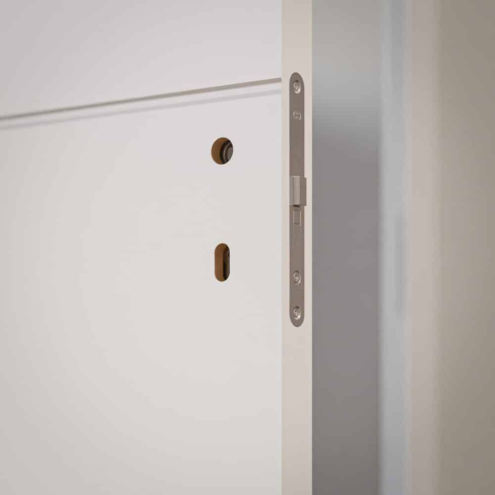 Bloc-Porte Blanc Laqué Ligne H. 204 x l. 83 cm – Image 2