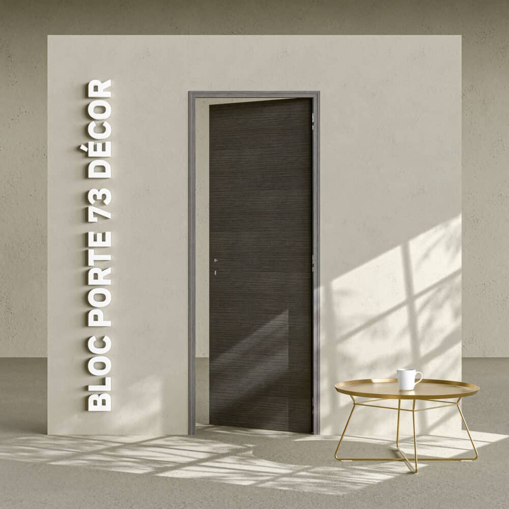Bloc-porte 73 cm poussant droit modèle Costa Rica Mon Marché Déco