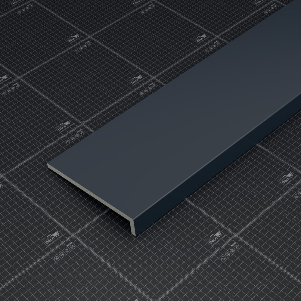 Appui de fenêtre PVC l. 20 cm x ép. 9 mm - Anthracite