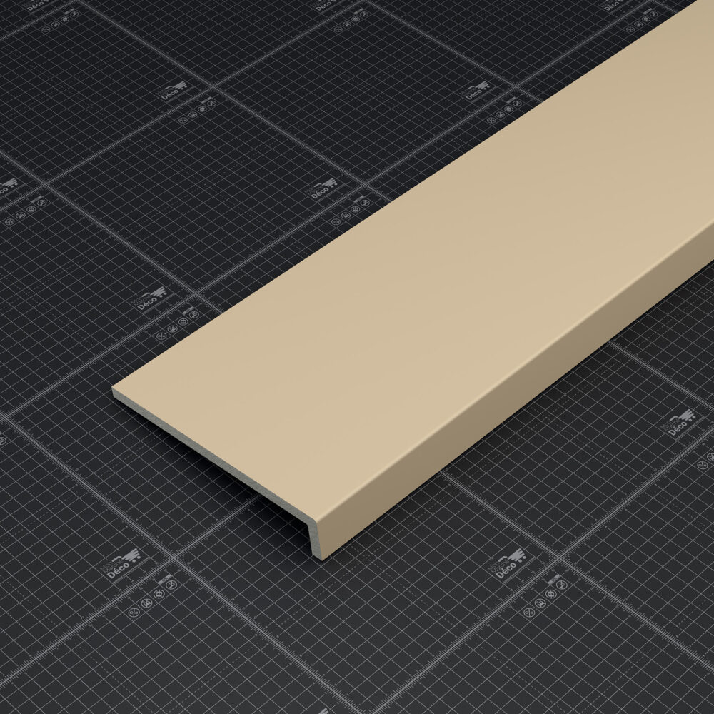 Appui de fenêtre PVC l. 20 cm x ép. 9 mm - Sable