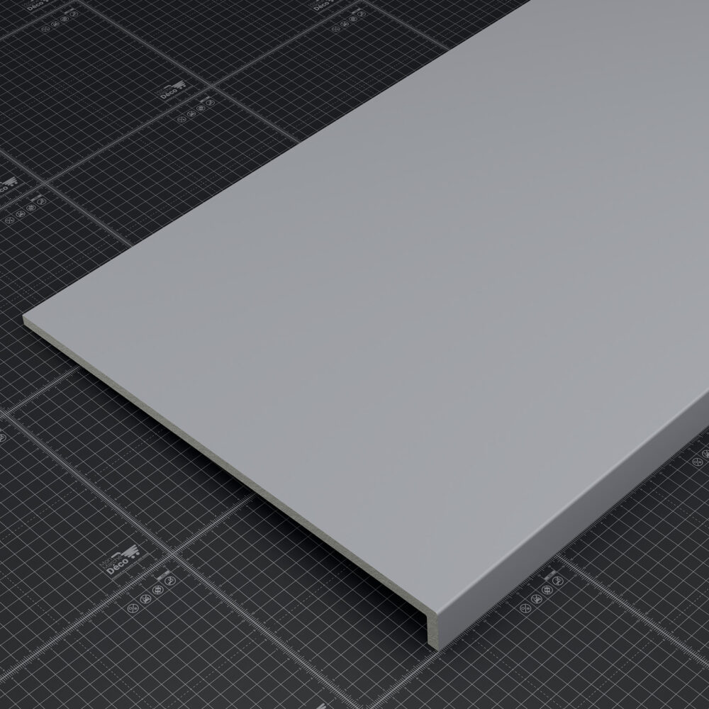 Appui de fenêtre PVC l. 40 cm x ép. 9 mm - Gris