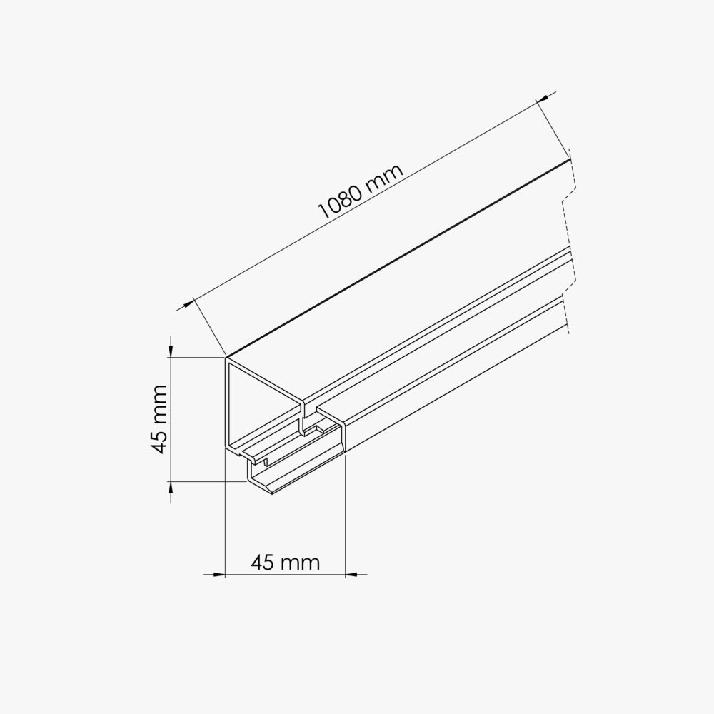 Poteau d'Angle - Verrière en Kit – Image 4