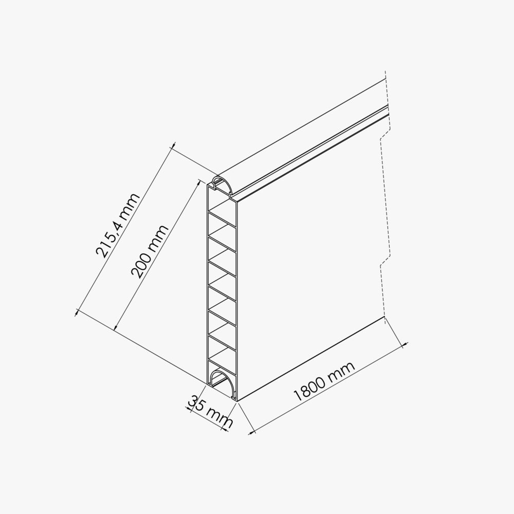 Plaque soubassement - Clôture PRO & SLIM – Image 4