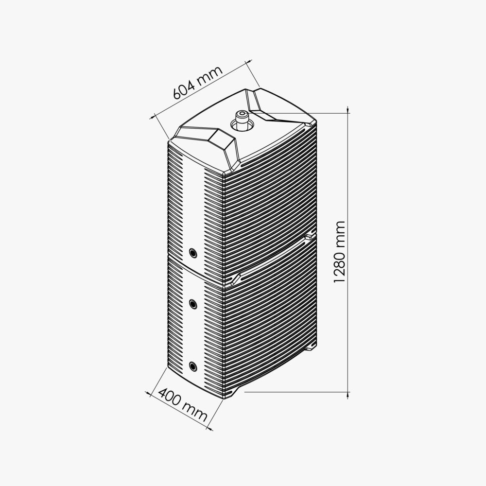 Lot de 2 récupérateurs d'eau 126L + Kit de Jumelage Vertical – Image 4