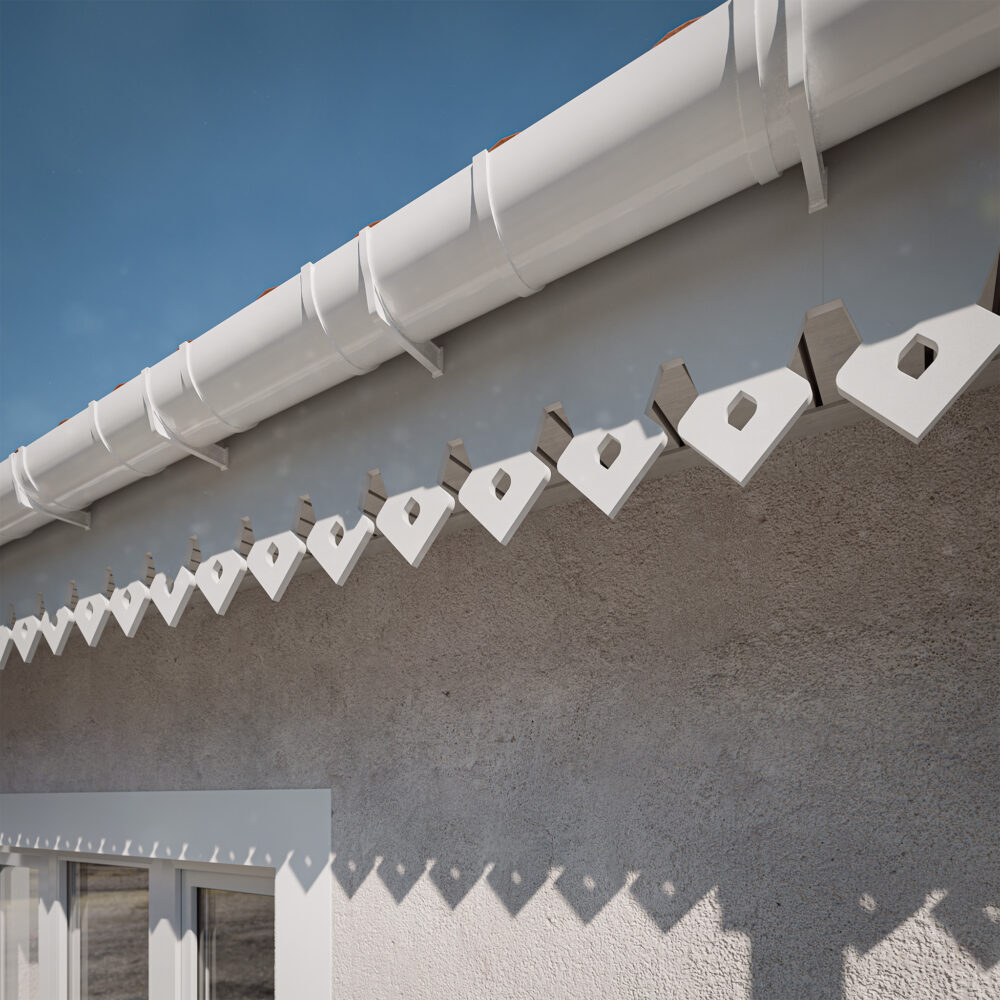 Alternative view of Lambrequin PVC Impérial avec Planche de Rive intégrée - H. 300 mm - L. 1.20 m