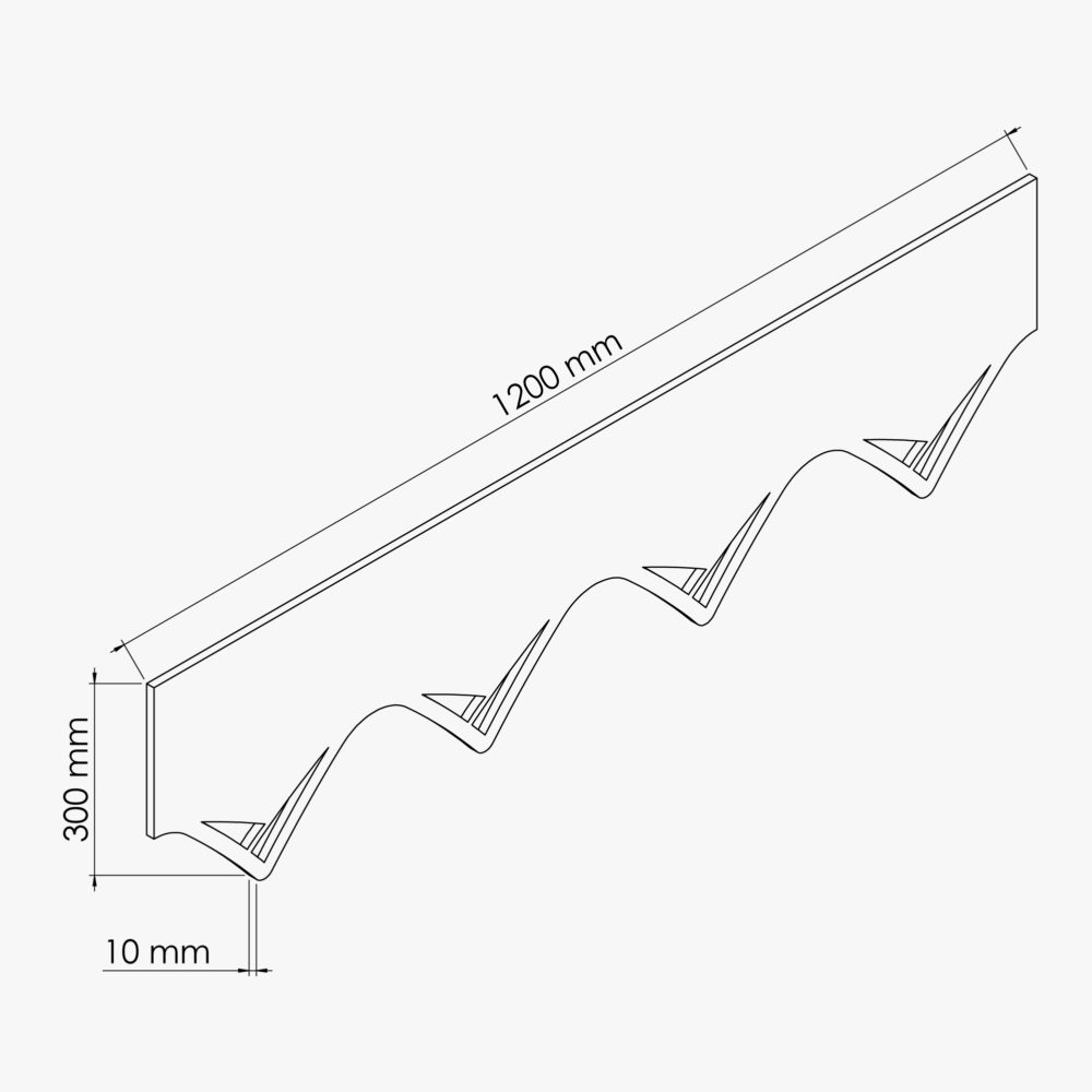 Lambrequin Hirondelle 300