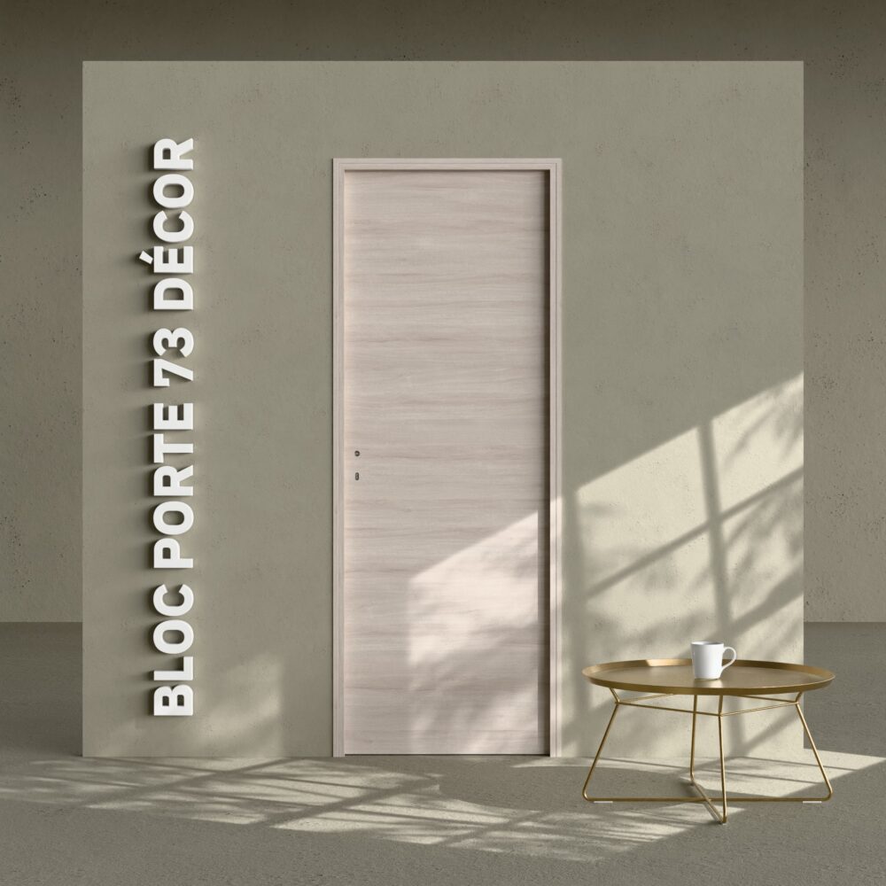 Bloc-Porte Oslo H. 204 x l. 73 cm