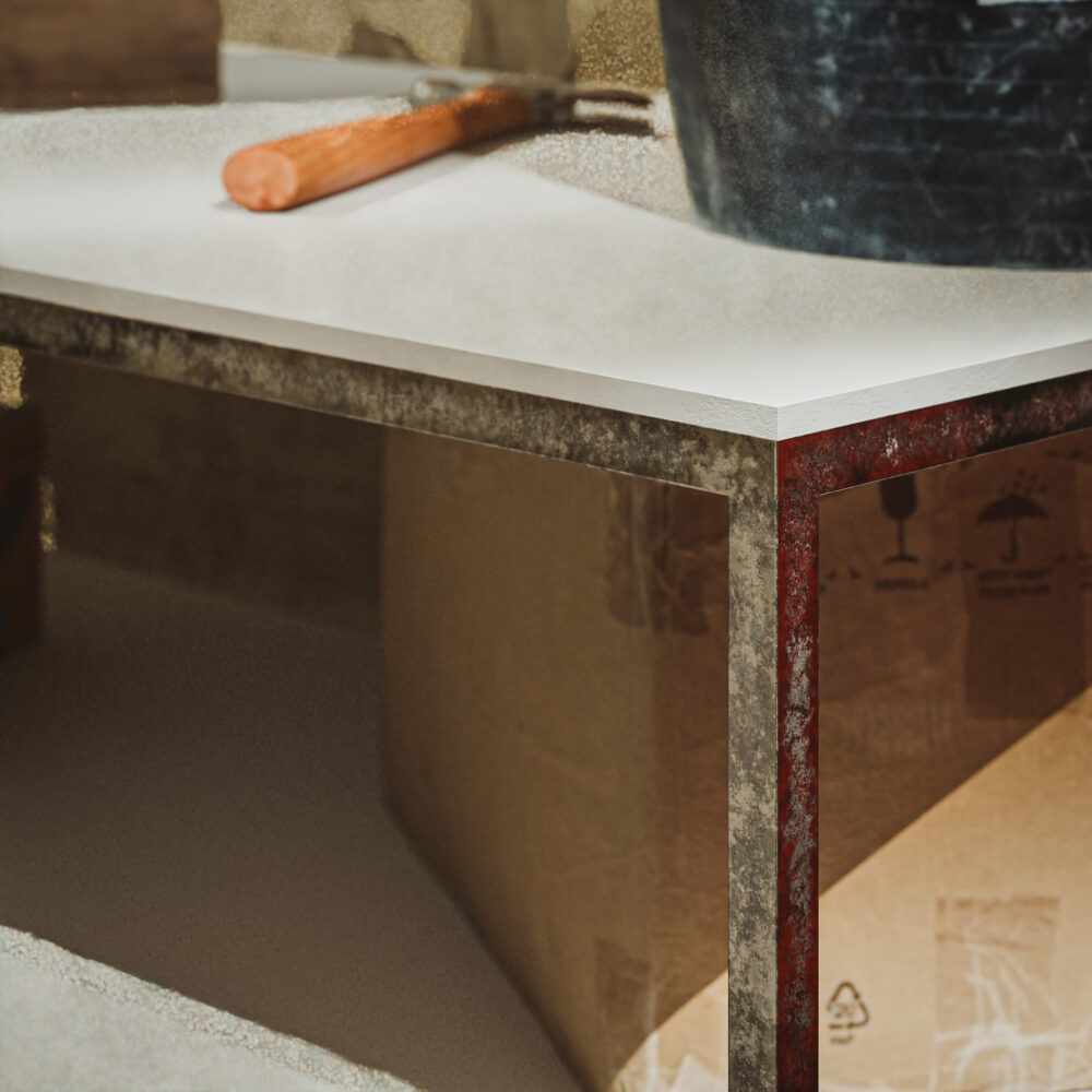 Alternative view of Plaque PVC Expansé Blanc 10 mm - 120 x 60 cm