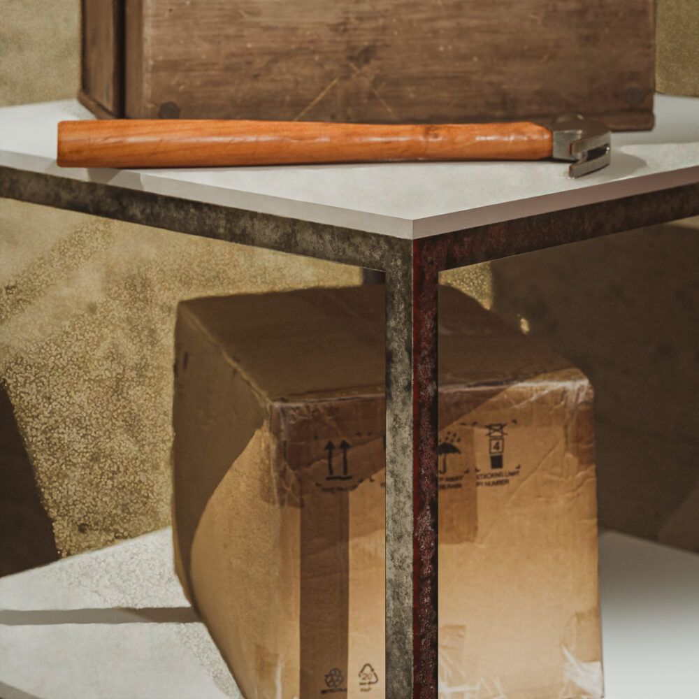 Alternative view of Plaque PVC Expansé Blanc 10 mm - 50 x 50 cm