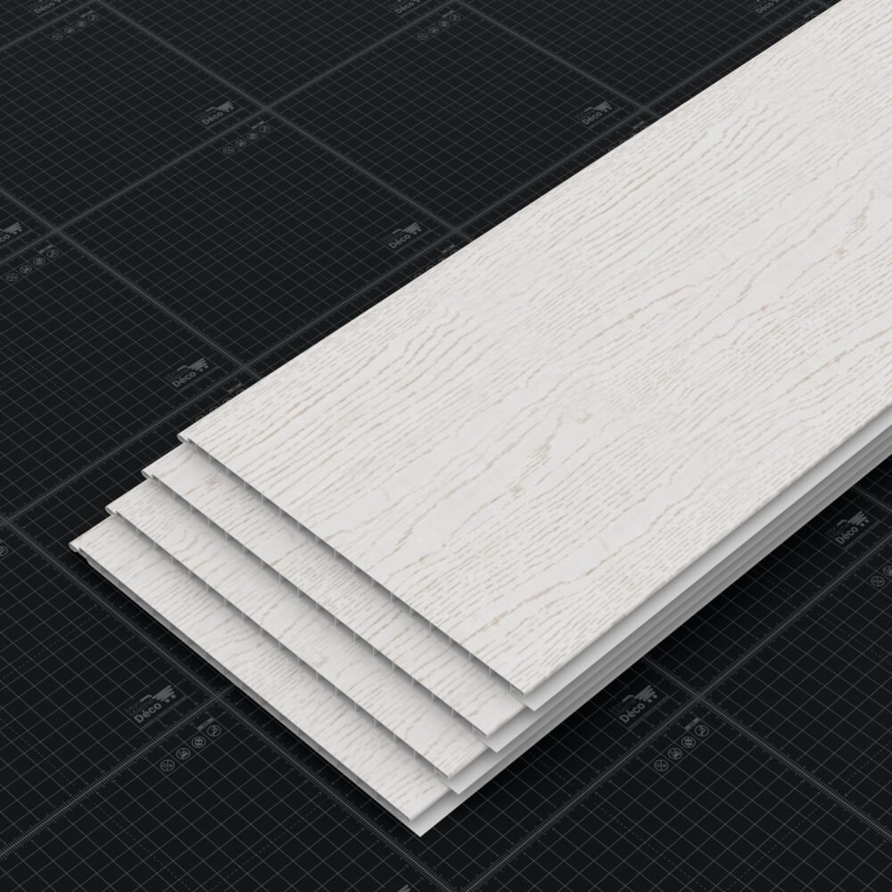 Rénovation salle de bain petit budget : 5 conseils pour tout changer sans se ruiner 7 Lambris PVC 250 mm - Lot de 4 Lames - Frêne Blanc